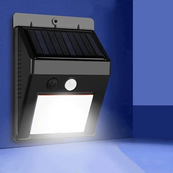 LED Saules Gaismas Āra Ūdensizturīgs Saules Lampas PIR Kustības Sensoru pie Sienas Gaismas Saules enerģijas Saules Dārza Dekorēšana Laternas.