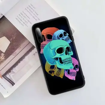 Ir 2021. Grim Reaper Galvaskausa Skelets Melns Matēts Mobilo Telefonu uz Lietu Par Redmi Piezīme 6 8 9 Pro Max 9s 8t 5.A 7 5 4 4x