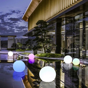 25cm Silti Balts Ūdensizturīgs Bezvadu Saules LED Āra Dārza Dekoratīvās Bumbiņas Gaismas ar Uzlādējamu Bateriju, Zāliena, Patio