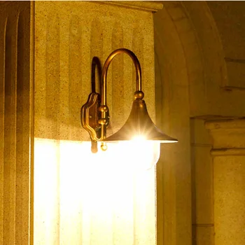 Retro āra sienas gaismas eiropā villa sconce spuldzes E27 ūdensnecaurlaidīgs ārējais dārza durvīm, gaismas vintage lieveņa lampiņa ZM1022