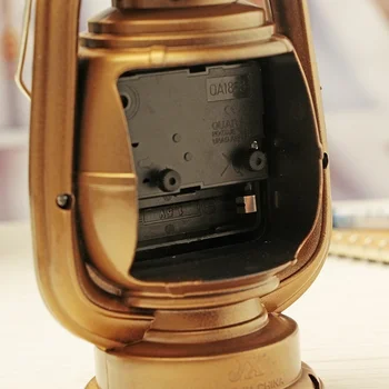 Vintage Modinātāju Retro Eļļas Lampiņa Alarm Clock Skatīties Galda Petrolejas Vieglo Pulkstenis Dzīvojamā Istaba Dekori Izstrādājumi, Biroja Laivas Rotājumu