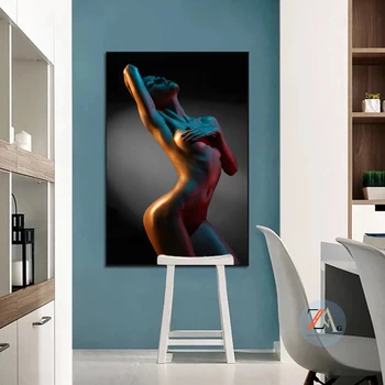 Mūsdienu mākslas seksīgas latīņu meitene eļļas gleznu plakātu drukāšana HD modernās glezniecības dzīvojamā istaba burvīgs seksīga sieviete māksla